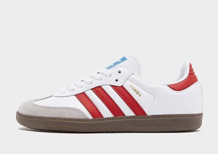 adidas Originals Samba OG - White / Better Scarlet / Gum 5- Dames