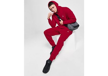 Jordan Essentials Fleece Joggers - Gym Red/White- Heren