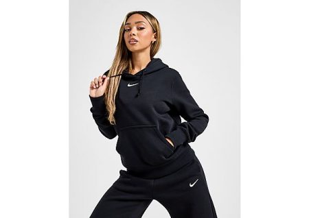 Nike Hoodie voor dames Sportswear Phoenix Fleece - Black/Sail- Dames