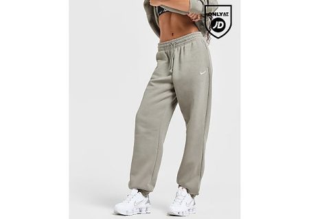 Nike Oversized joggingbroek met hoge taille voor dames Sportswear Phoenix Fleece - Light Army/Sail- Dames