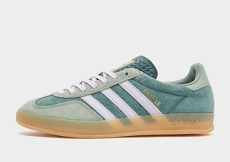 adidas Originals Gazelle Indoor - Mineral Green / Silver Dawn / Silver Green- Dames