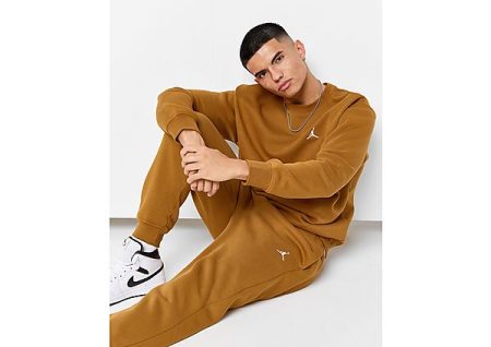 Jordan Essential Fleece Joggers - Desert Bronze/White- Heren