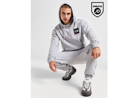 The North Face The North Face Fine Box Hoodie Heren - Grey- Heren