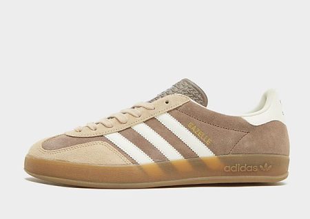 adidas Originals Gazelle Indoor - Earth Strata / Cloud White / Magic Beige- Dames