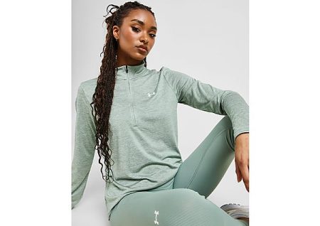 Under Armour UA Tech Twist 1/2 Zip Top - Green- Dames