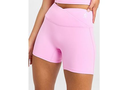 Gym King 365 5" Wrap Shorts - Pink- Dames