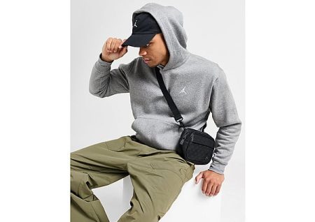 Jordan Essentials Fleece Hoodie - Carbon Heather/White- Heren