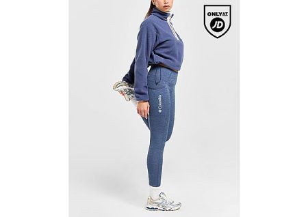 Columbia Hike Rib Leggings - Blue- Dames