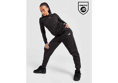 PUMA Small Embroidered Logo Joggers - Black- Dames