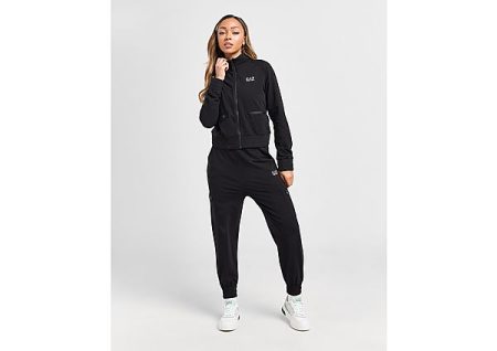 Emporio Armani EA7 Full Zip Cargo Tracksuit - Black- Dames