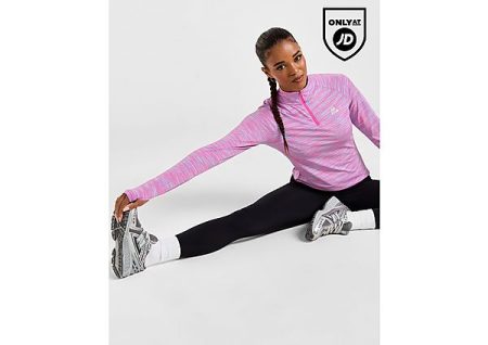 MONTIREX Trail 1/4 Zip Top - Pink- Dames