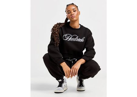 Hoodrich Figure Crew Sweatshirt - Black- Dames