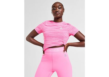 MONTIREX Trail Short Sleeve T-Shirt - Pink- Dames