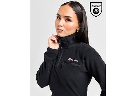 Berghaus Prism 1/4 Zip Top - Black- Dames