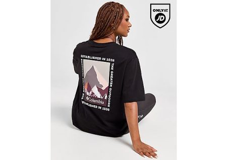 Columbia Scenic T-Shirt - Black- Dames