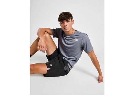The North Face Performance Embossed T-Shirt - Paars- Heren