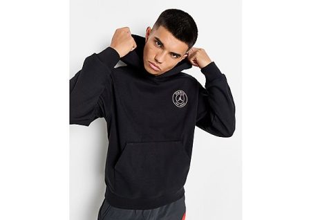 Jordan Fleecehoodie voor heren Paris Saint-Germain - Off-Noir/Black- Heren