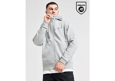 Nike Nike Sportswear Club Fleecehoodie met rits over de hele lengte voor heren - Grey- Heren