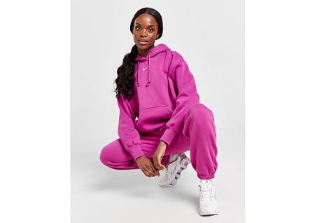 Nike Oversized hoodie voor dames Sportswear Phoenix Fleece - Hot Fuchsia/Sail- Dames