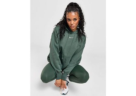 Nike Oversized hoodie voor dames Sportswear Phoenix Fleece - Vintage Green/Sail- Dames