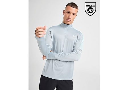 Under Armour Tech Utility 1/4 Zip Top - Sky- Heren
