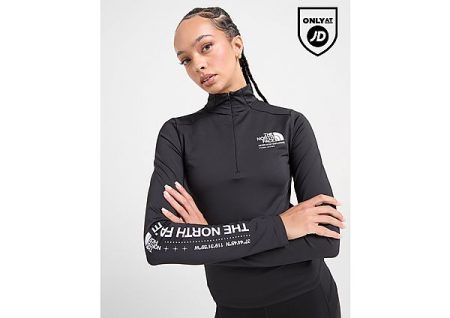 The North Face Tech Fitted 1/4 Zip Top - Zwart- Dames