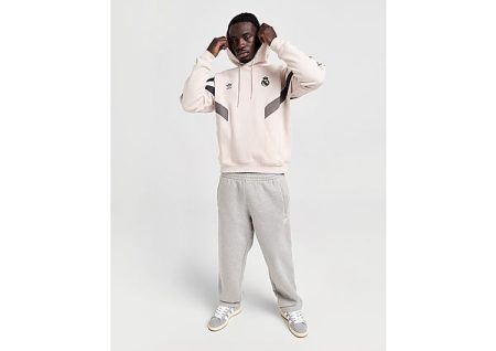 adidas Real Madrid Originals Hoodie - Putty Mauve / Charcoal- Heren