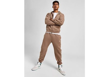 Jordan Essentials Fleece Joggers - Archaeo Brown/White- Heren