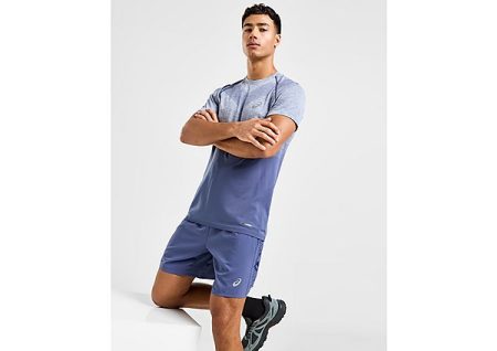 ASICS Icon 7" Shorts - Blue- Heren