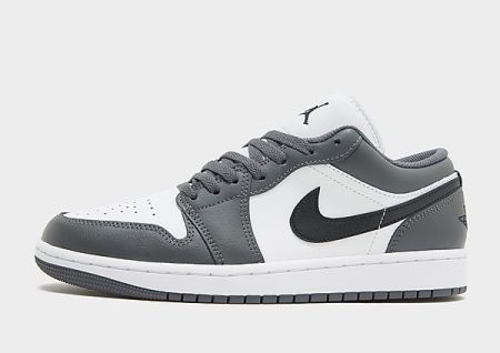 Jordan Air 1 Low Heren - White/Iron Grey/Black- Heren