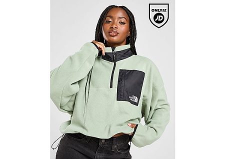 The North Face Hangita Polar 1/4 Zip Fleece - Khaki- Dames