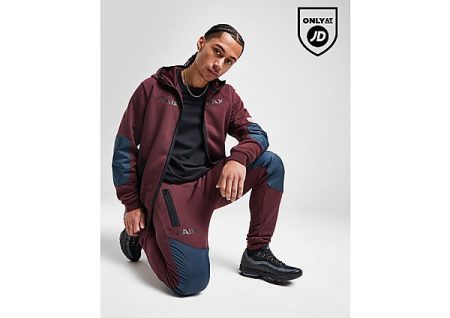 Nike Air Max Sportswear Fleece Joggers - Burgundy- Heren