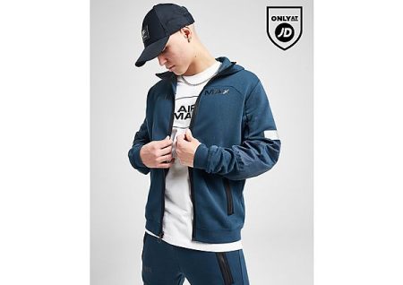 Nike Fleecehoodie met rits voor heren Sportswear Air Max - Armoury Navy/Armoury Navy/Black- Heren