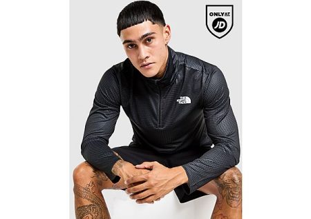 The North Face 24/7 1/4 Zip Grid Top - Zwart- Heren