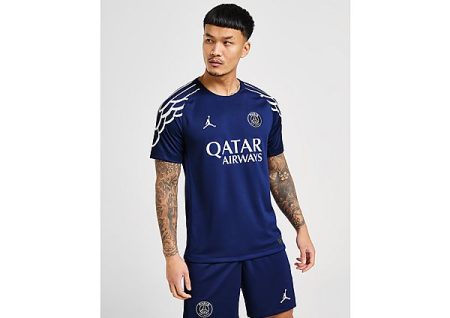 Jordan Paris Saint Germain 2024/25 Fourth Shirt - Blue- Heren