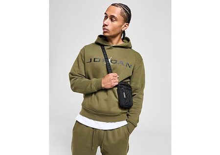 Jordan Stretch Graphic Hoodie - Medium Olive- Heren