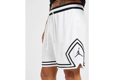 Jordan Diamond Herenshorts van mesh met Dri-FIT Jordan Sport - White/Black/Black- Heren