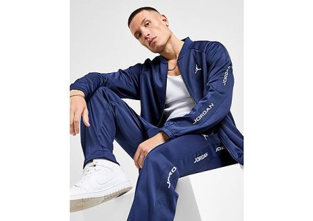 Jordan Polyknit Track Top - Blauw- Heren
