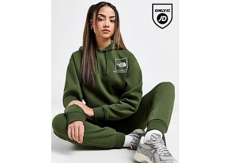 The North Face Outline Logo Overhead Hoodie - Khaki- Dames