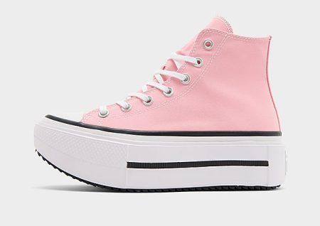 Converse Lift High Double Stack Dames - Roze- Dames