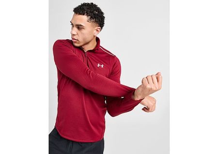 Under Armour Vanish Cold Weather 1/4 Zip Top - Burgundy- Heren