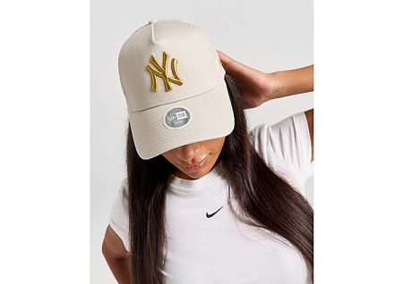 New Era MLB New York Yankees Trucker Cap - Brown- Dames