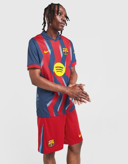 Nike FC Barcelona 2025/26 Fourth Shorts - Rood- Heren