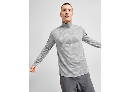 Under Armour Geotessa 1/4 Zip Top - Grey- Heren