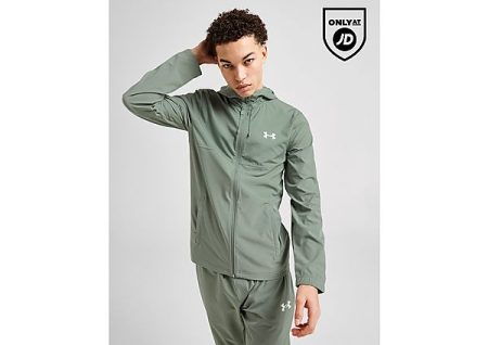 Under Armour Lock-Up Woven Mix Jacket - Green- Heren