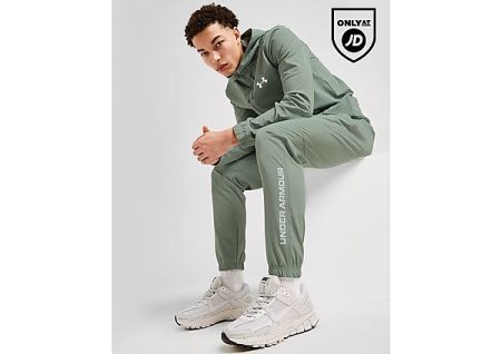 Under Armour Lock-Up Woven Mix Track Pants - Green- Heren