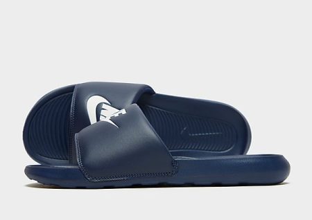 Nike Victori One Slipper heren - Midnight Navy/Midnight Navy/White- Heren