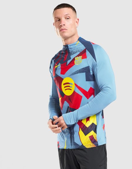 Nike FC Barcelona Strike Drill Top - Blauw- Heren