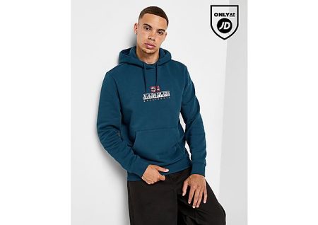 Napapijri Bory Logo Hoodie - Blauw- Heren