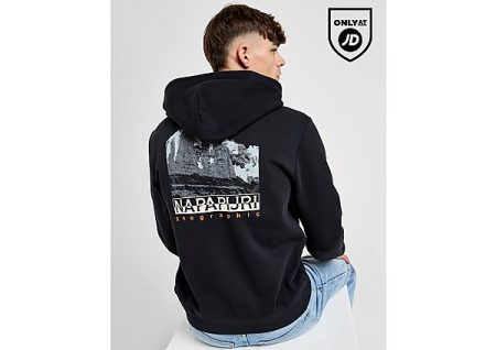 Napapijri Mirada Back Graphic Overhead Hoodie - Zwart- Heren